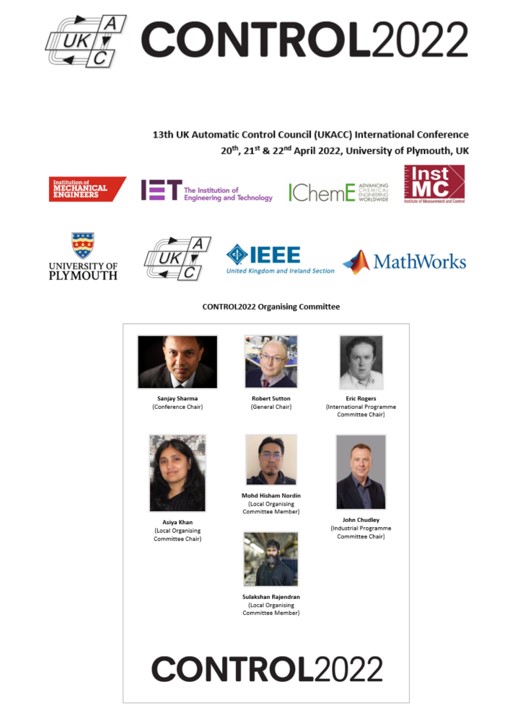 CONTROL 2022: 13th United Kingdom Automatic Control Council (UKACC) International Conference